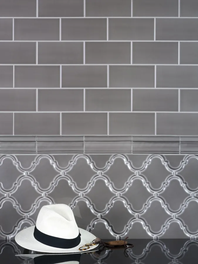 Adex Arabesco Remate 7,5x8,5 Graystone