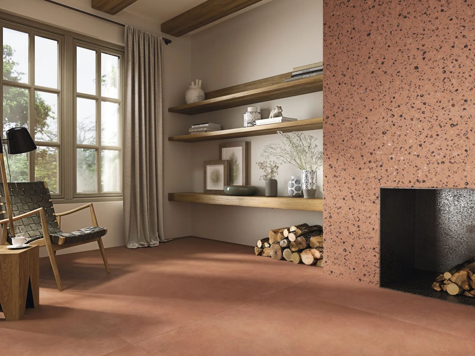 Carmen Argillae Coccio Coral Rect 60x60