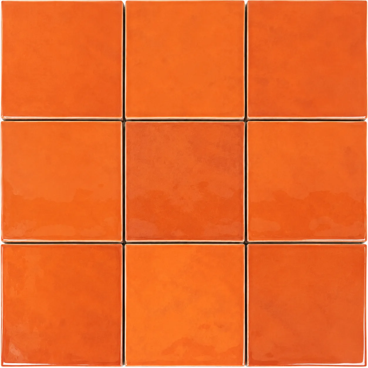 Revoir Paris Ciel Orange Glossy 9,3x9,3