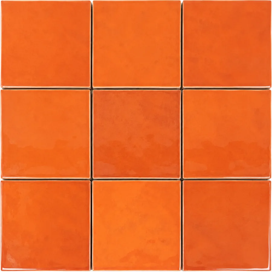 Revoir Paris Ciel Orange Glossy 9,3x9,3