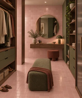 Revoir Paris Ciel Rose Clair Glossy 9,3x9,3