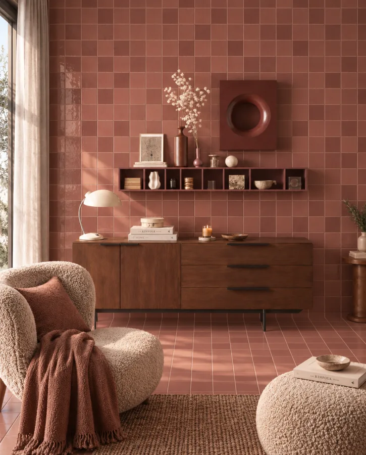 Revoir Paris Ciel Rose Glossy 9,3x9,3