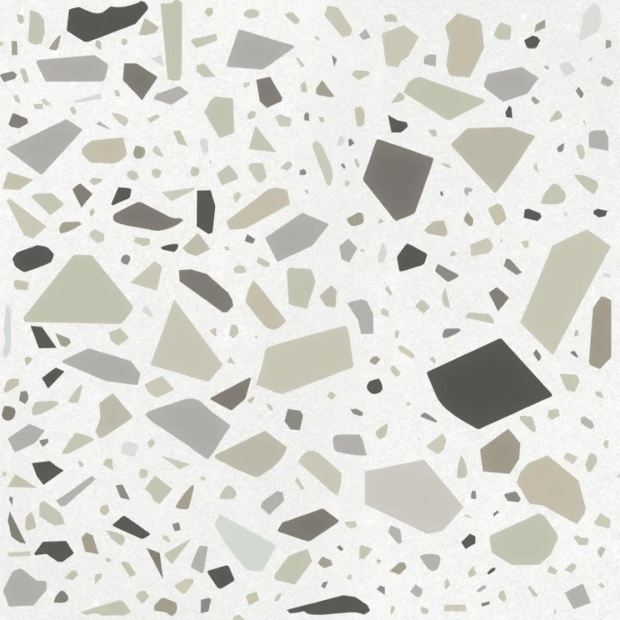 Quintessenza Confetti Bianco Beige 18,6x18,6