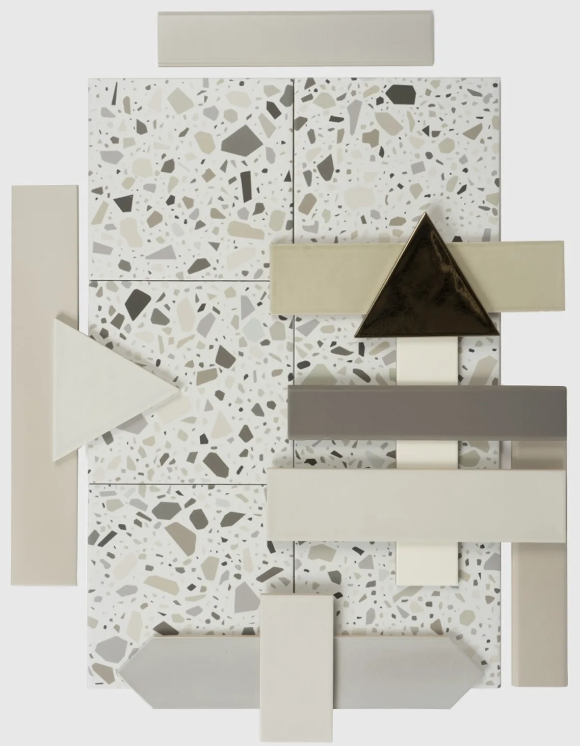 Quintessenza Confetti Bianco Beige 18,6x18,6