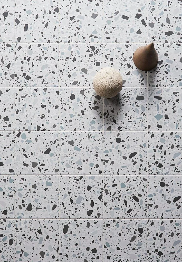 Quintessenza Confetti Bianco Grigio 18,6x18,6