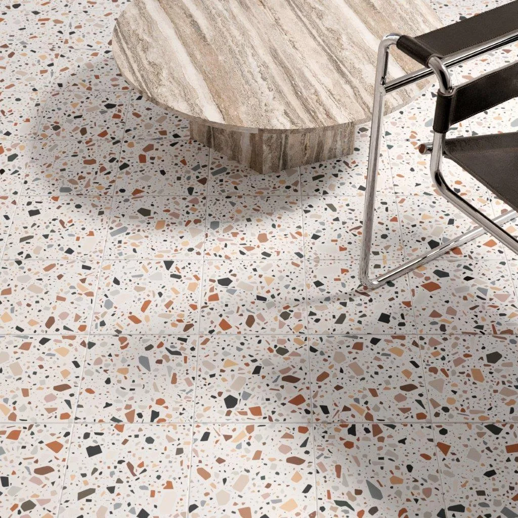 Quintessenza Confetti Bianco Multicolor 18,6x18,6