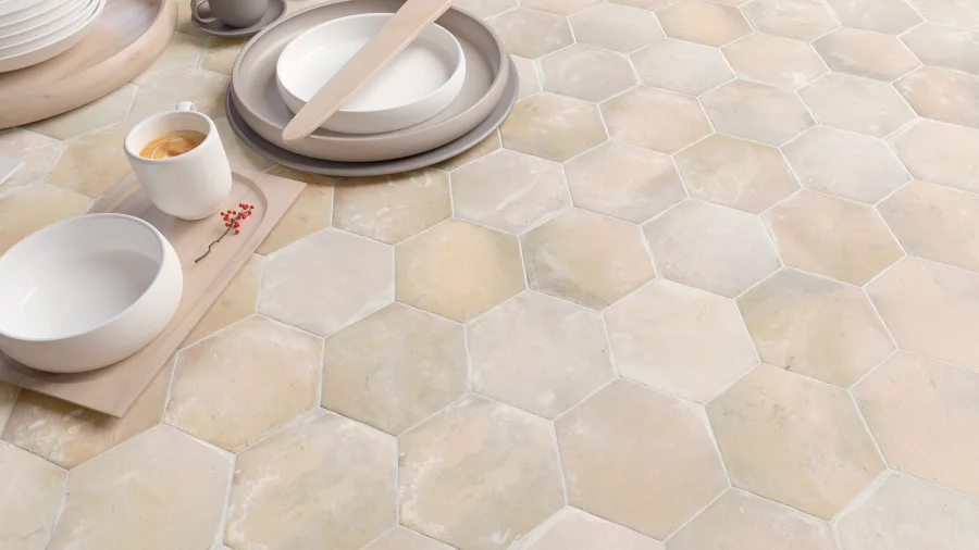 Wow Cottage Hexa Sand 14x16