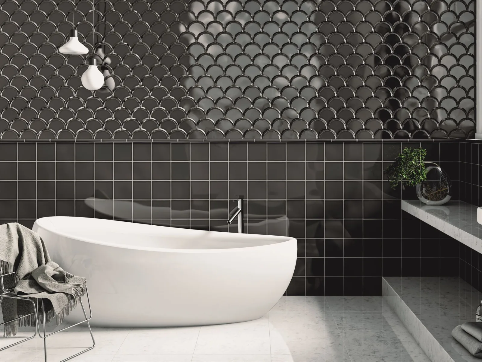 Adex Escama Biselada 13x15 Graystone