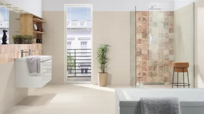Vloertegel 60x60 Light Beige 0,9 cm Mat Ret.R10