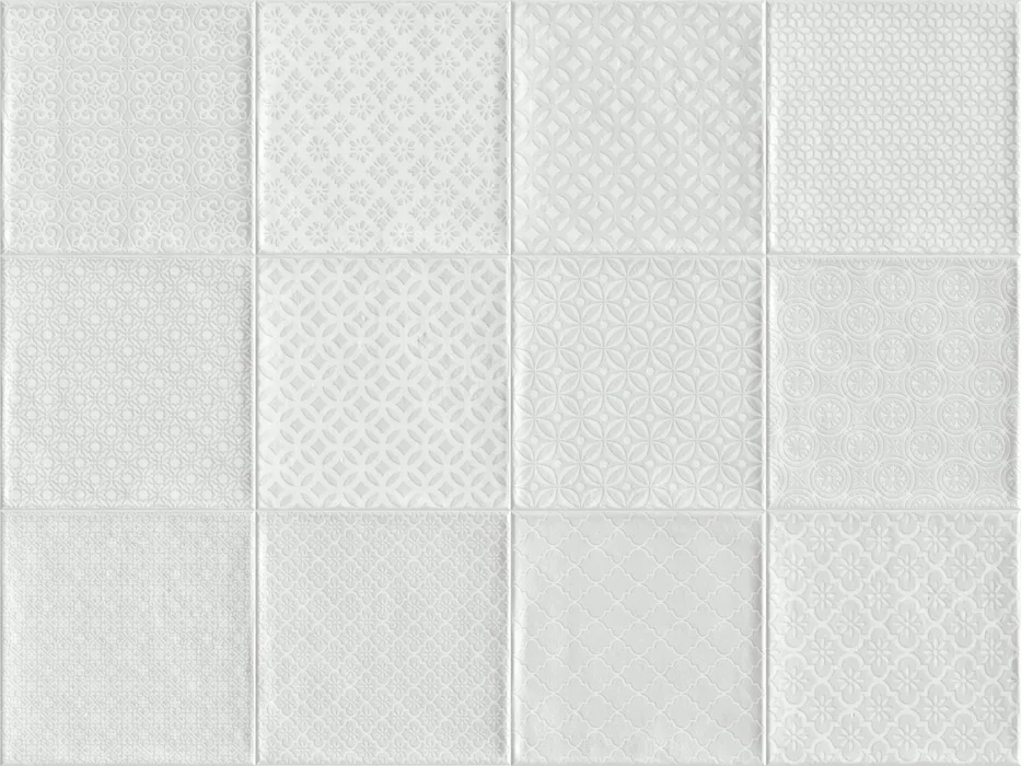 Vives Etnia 20x20 Bugis Blanco