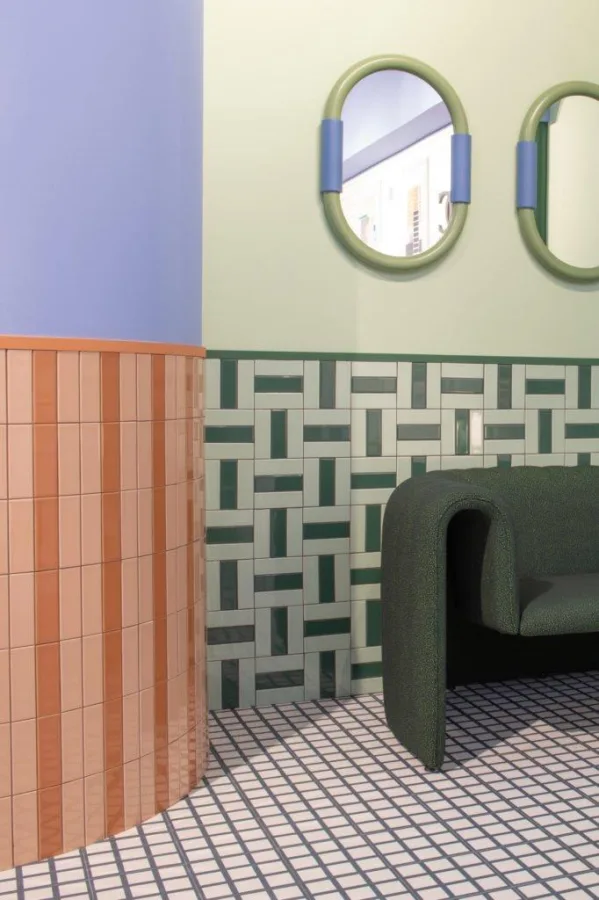 Quintessenza Färgblock Menta Lucido 5x15