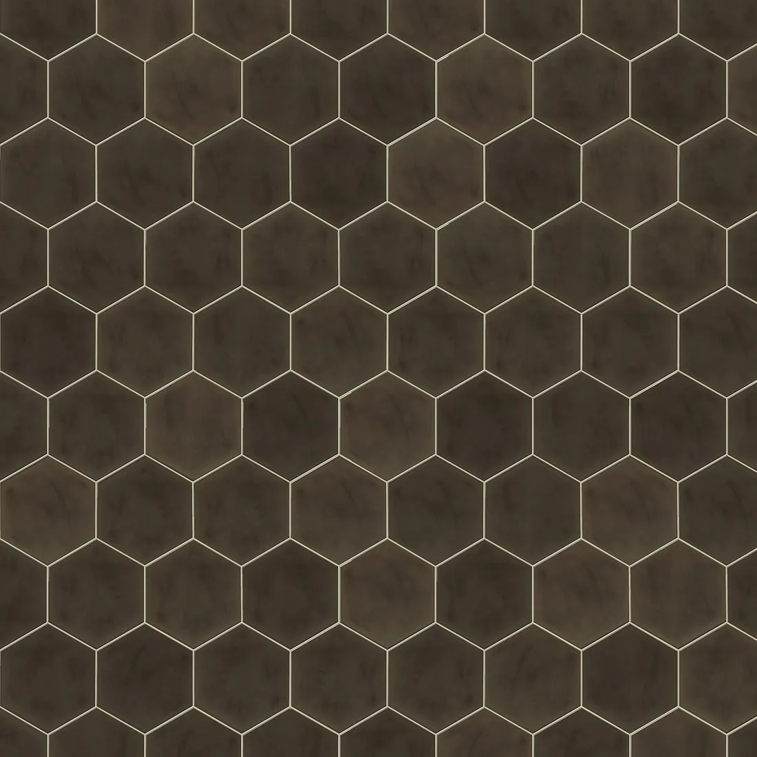 Vives Hexagono Figuli Brown 15x17