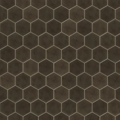 Vives Hexagono Figuli Brown 15x17