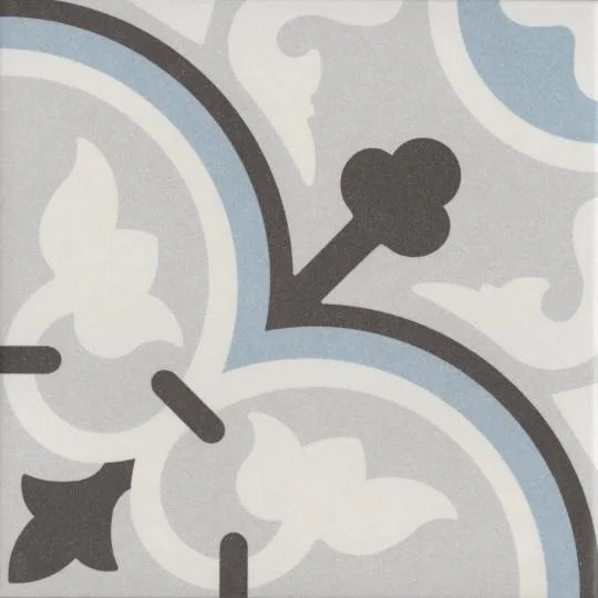 Revoir Paris La Madeleine Flavie Bleu 20x20