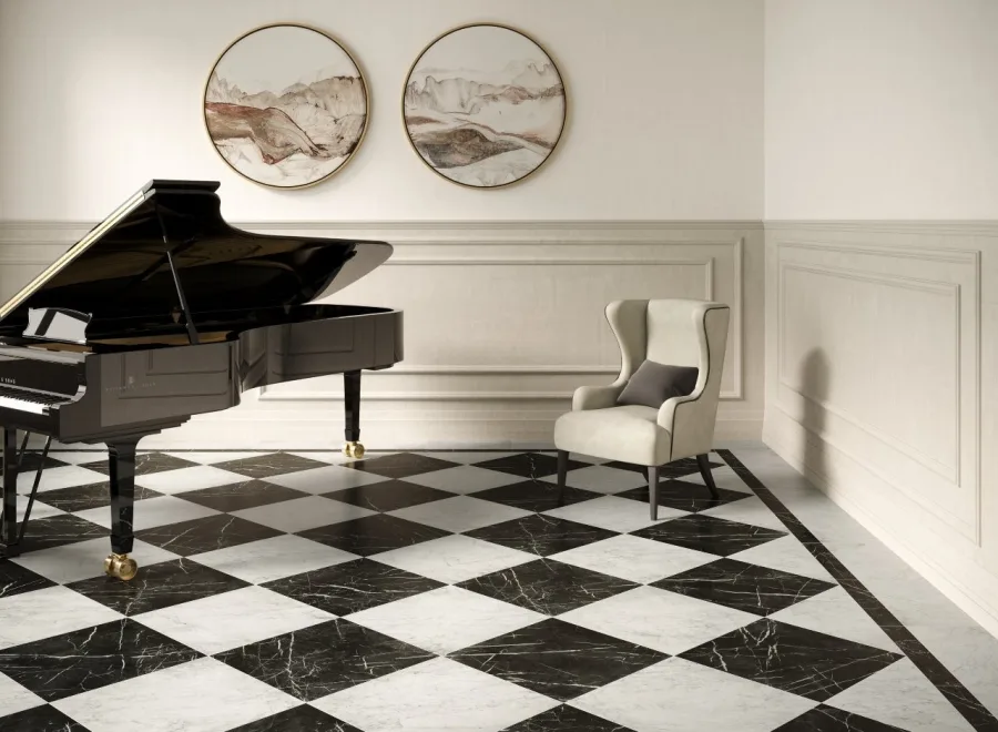 Unicomstarker Marmorea Carrara Ret. 30x30