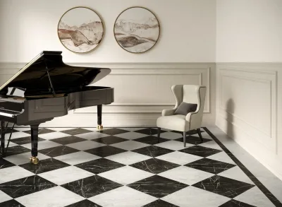 Unicomstarker Marmorea Carrara Ret. 30x30