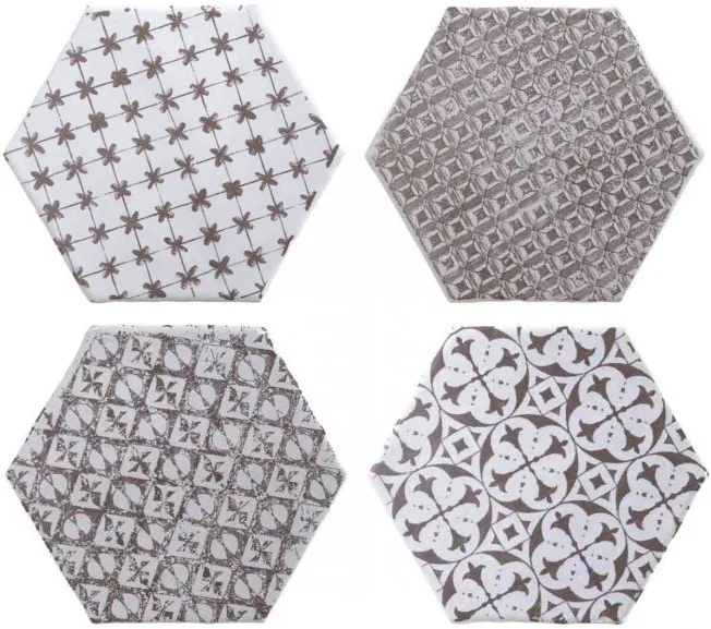 Cevica Marrakech 4 Décor mix Granate 15x15
