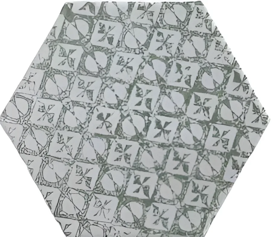 Cevica Marrakech 4 Décor mix Verde 15x15