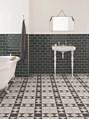 Cevica Marrakech Metro Negro Brillo 7,5x15