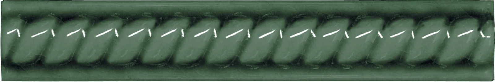 Adex Modernista Trenza 2,5x15 C/C Verde Oscuro