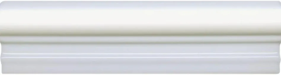 Ceramica Antiga Moldura Italiana Blanco Brillo/Old White 20x5