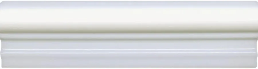 Ceramica Antiga Moldura Italiana Blanco Brillo/Old White 20x5