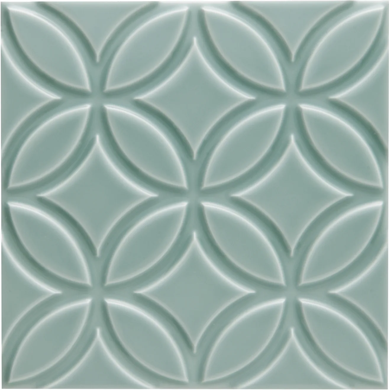 Adex Neri Liso Botanical Sea Green Z 15x15