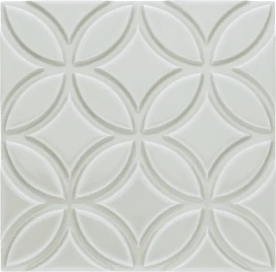Adex Neri Liso Botanical Silver Mist 15x15