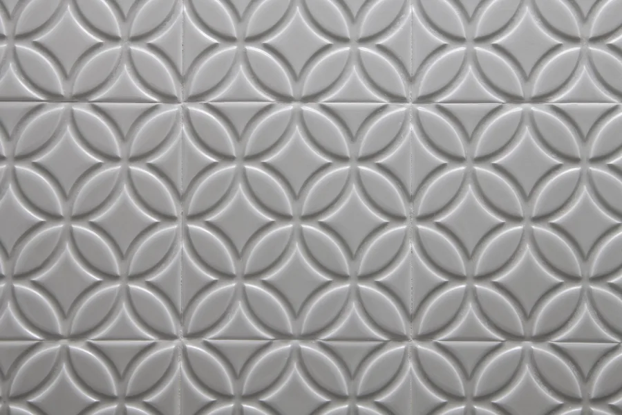 Adex Neri Liso Botanical Silver Mist 15x15