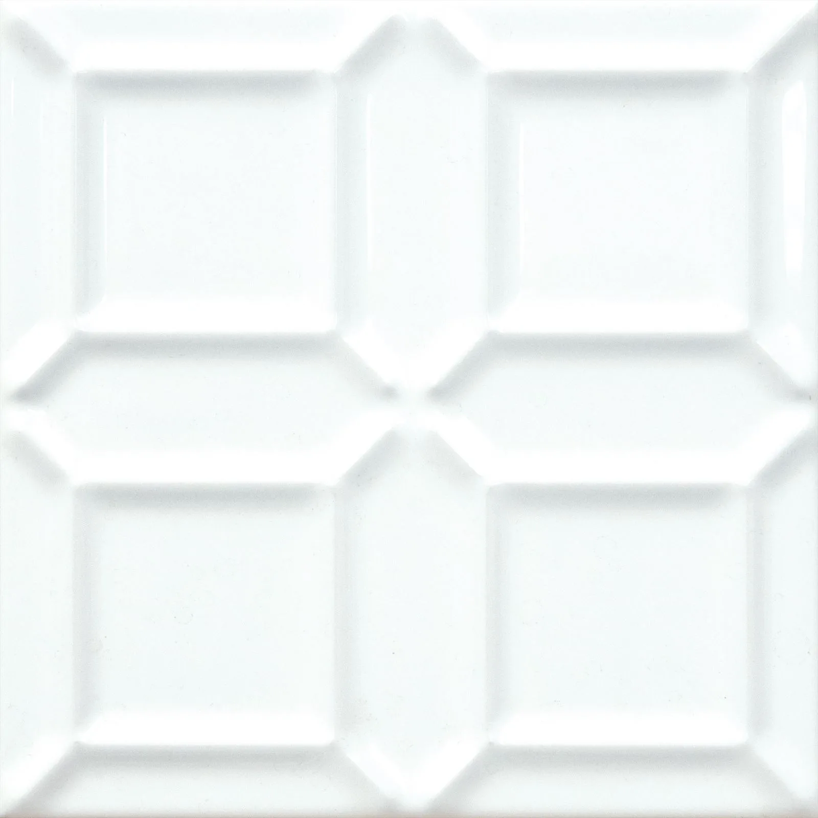 Adex Neri Liso Edge 15x15 Blanco Z