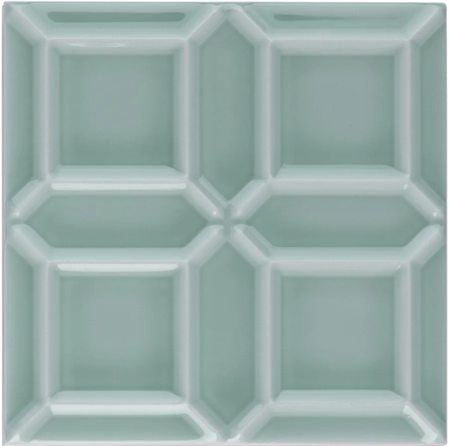 Adex Neri Liso Edge 15x15 Sea Green