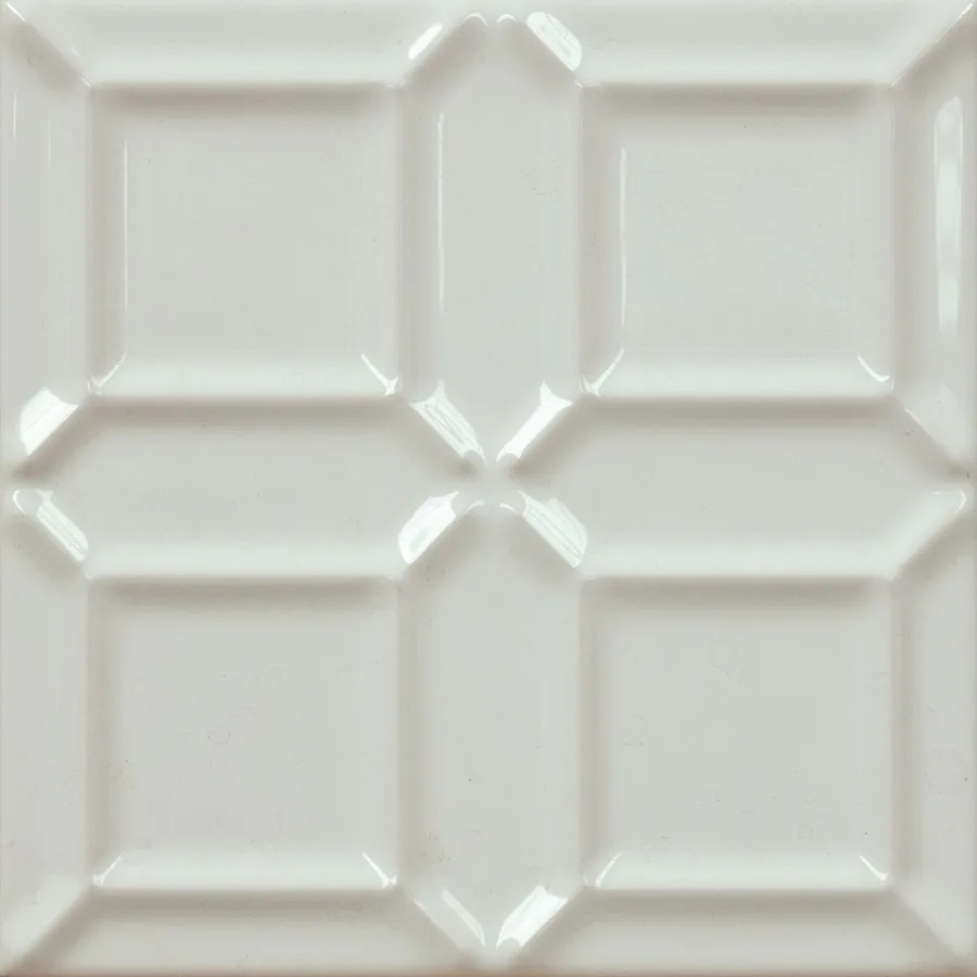 Adex Neri Liso Edge 15x15 Silver Mist