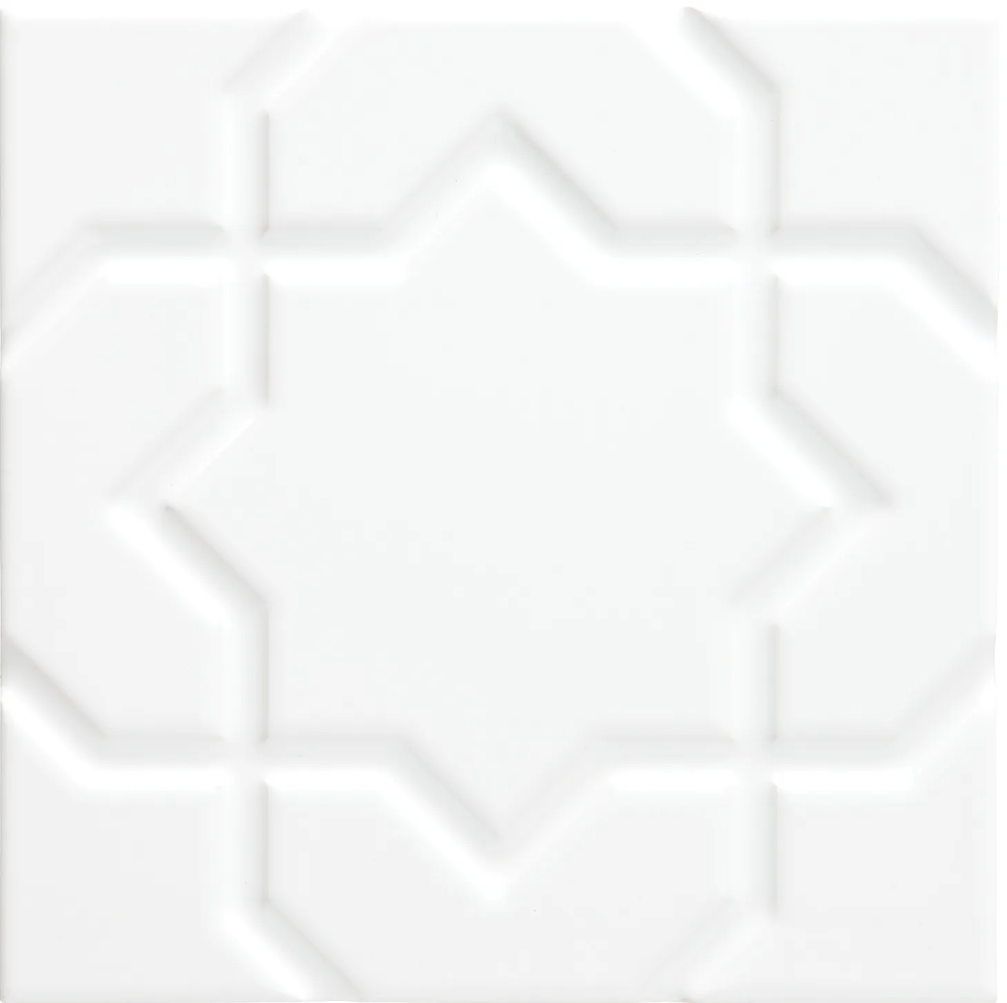 Adex Neri Liso Star 15x15 Blanco Z