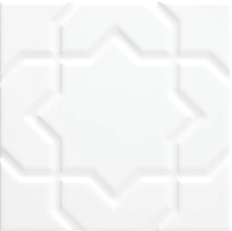 Adex Neri Liso Star 15x15 Blanco Z