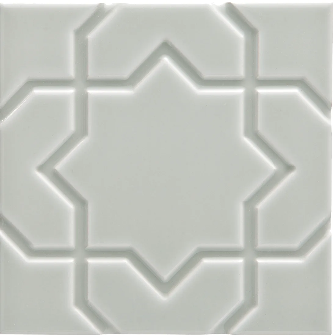 Adex Neri Liso Star 15x15 Silver Mist