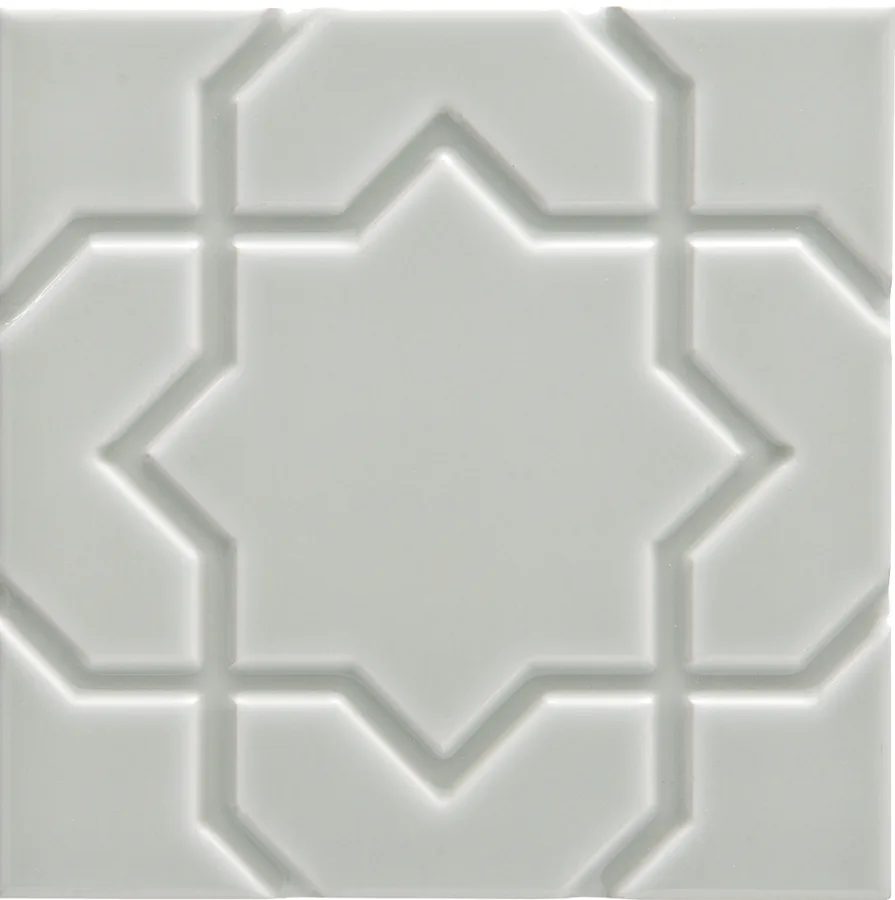 Adex Neri Liso Star 15x15 Silver Mist