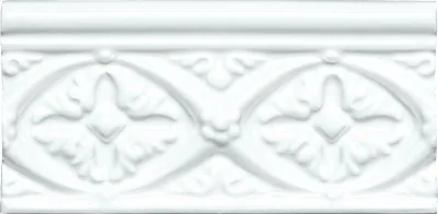 Adex Neri Relieve Bizantino 7,5x15 Blanco Z