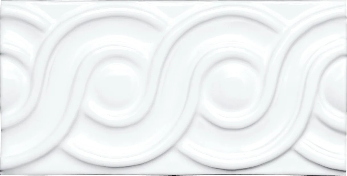 Adex Neri Relieve Clasico Blanco Z 7,5x15