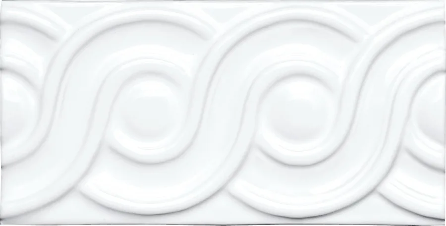 Adex Neri Relieve Clasico Blanco Z 7,5x15