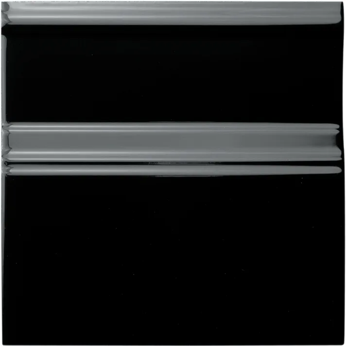 Adex Neri Rodapie Clasico 15x15 Negro