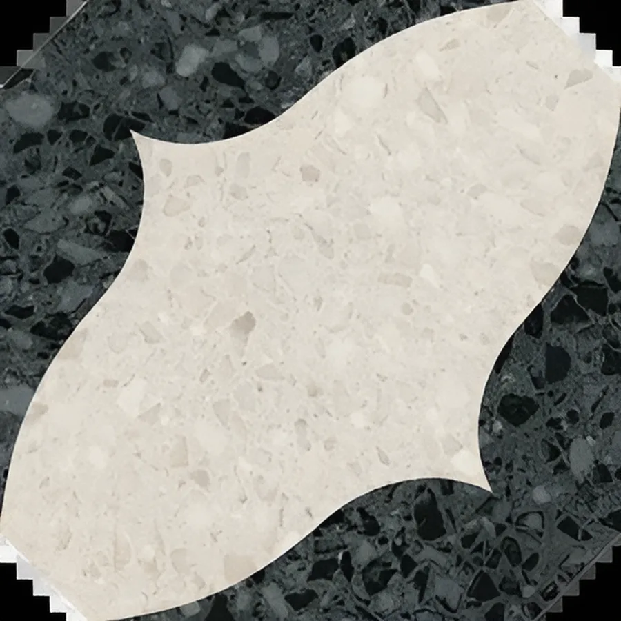 Vives Niza Octógono Cerbere Negro 20x20