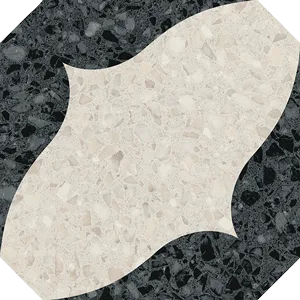 Vives Niza Octógono Cerbere Negro 20x20
