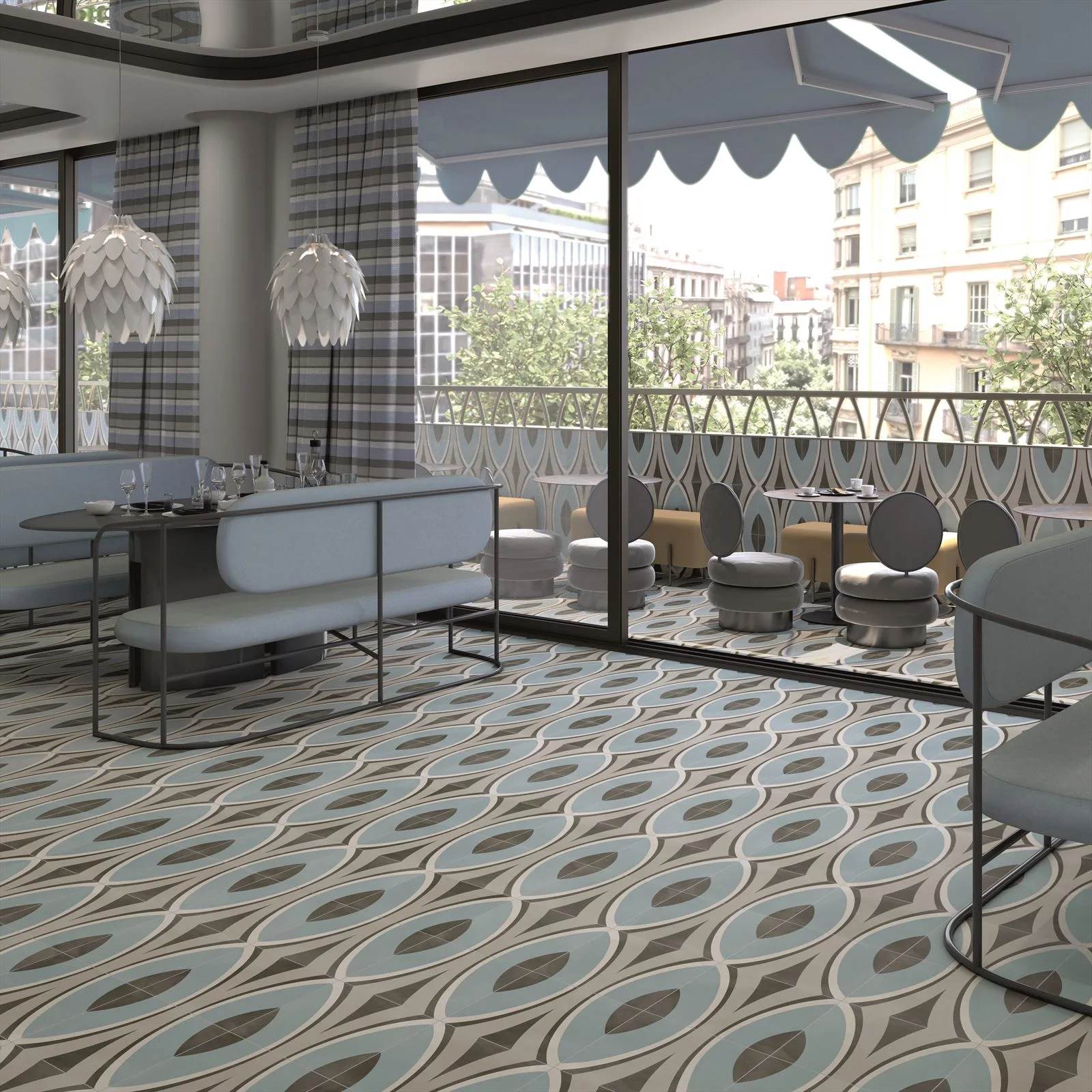 Vives Pop Tile Harris Celeste 29,3x29,3