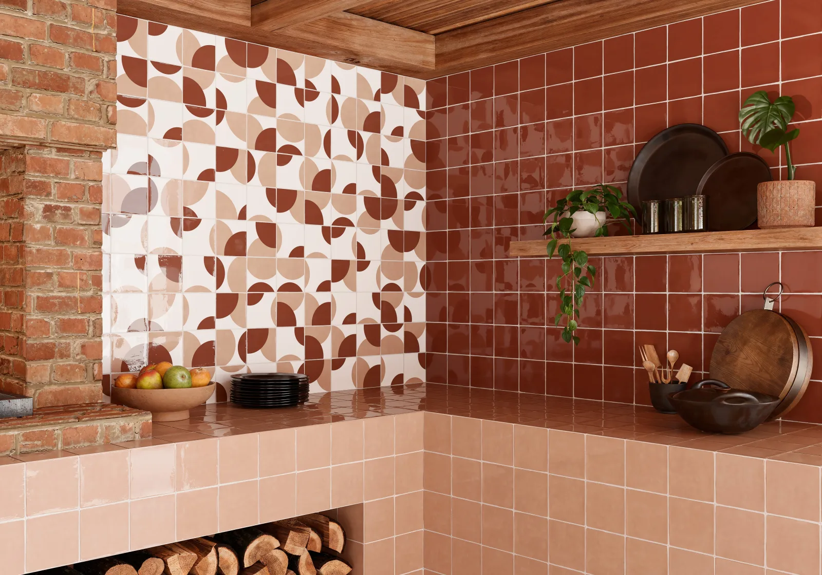 Altair Retiro Cotto Claro Brillo 13x13