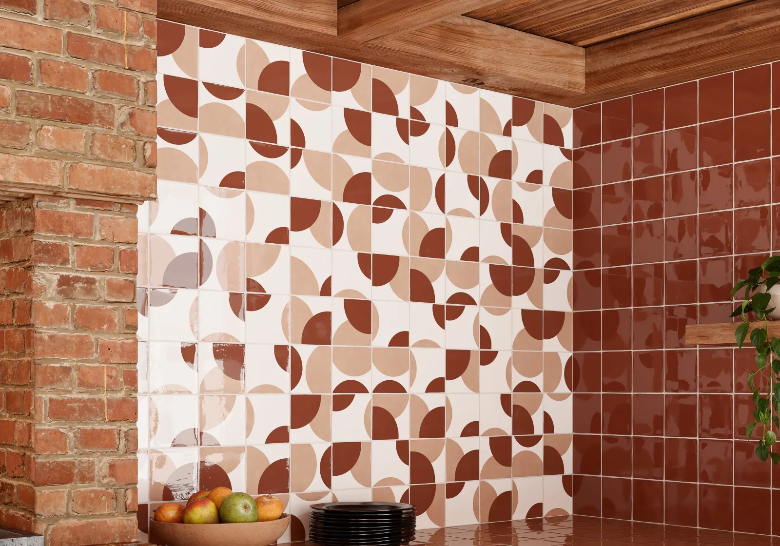 Altair Retiro Cotto Decor Brillo 13x13