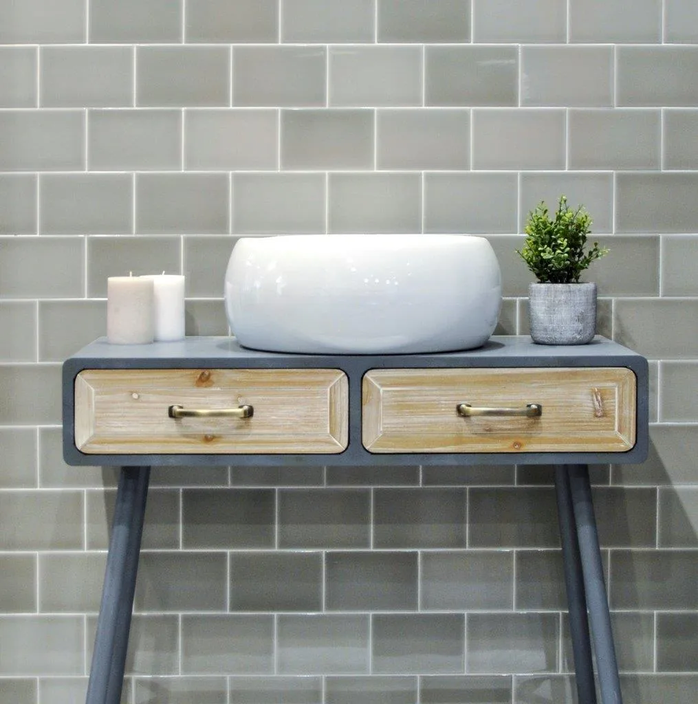 Adex Rivièra Liso Mundaka Gray 20x20