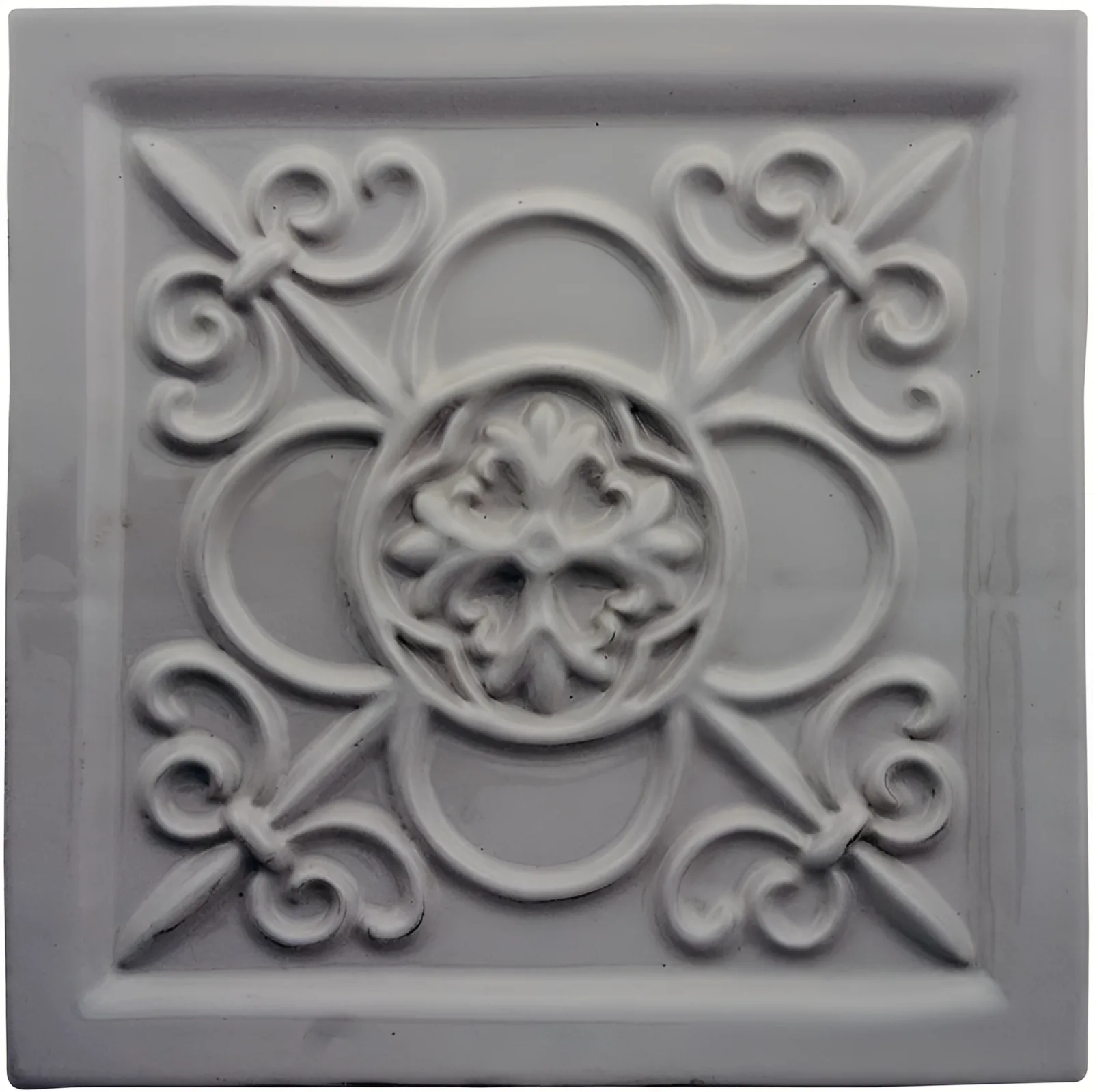 Adex Studio Relieve Vizcaya 14,8x14,8 Silver Sands