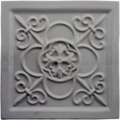 Adex Studio Relieve Vizcaya 14,8x14,8 Silver Sands