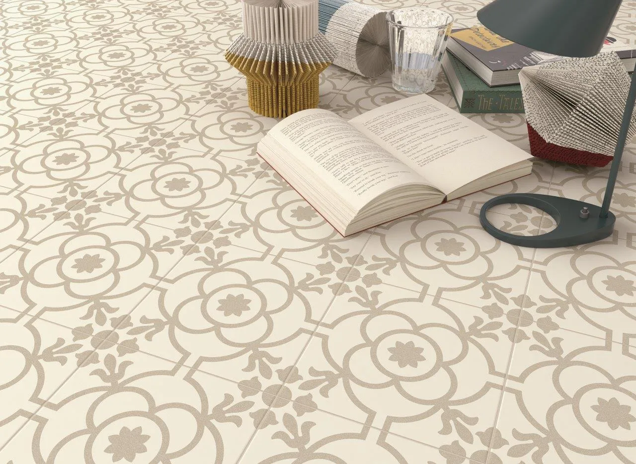 Vives Svenska Blomknopp Bone 20x20
