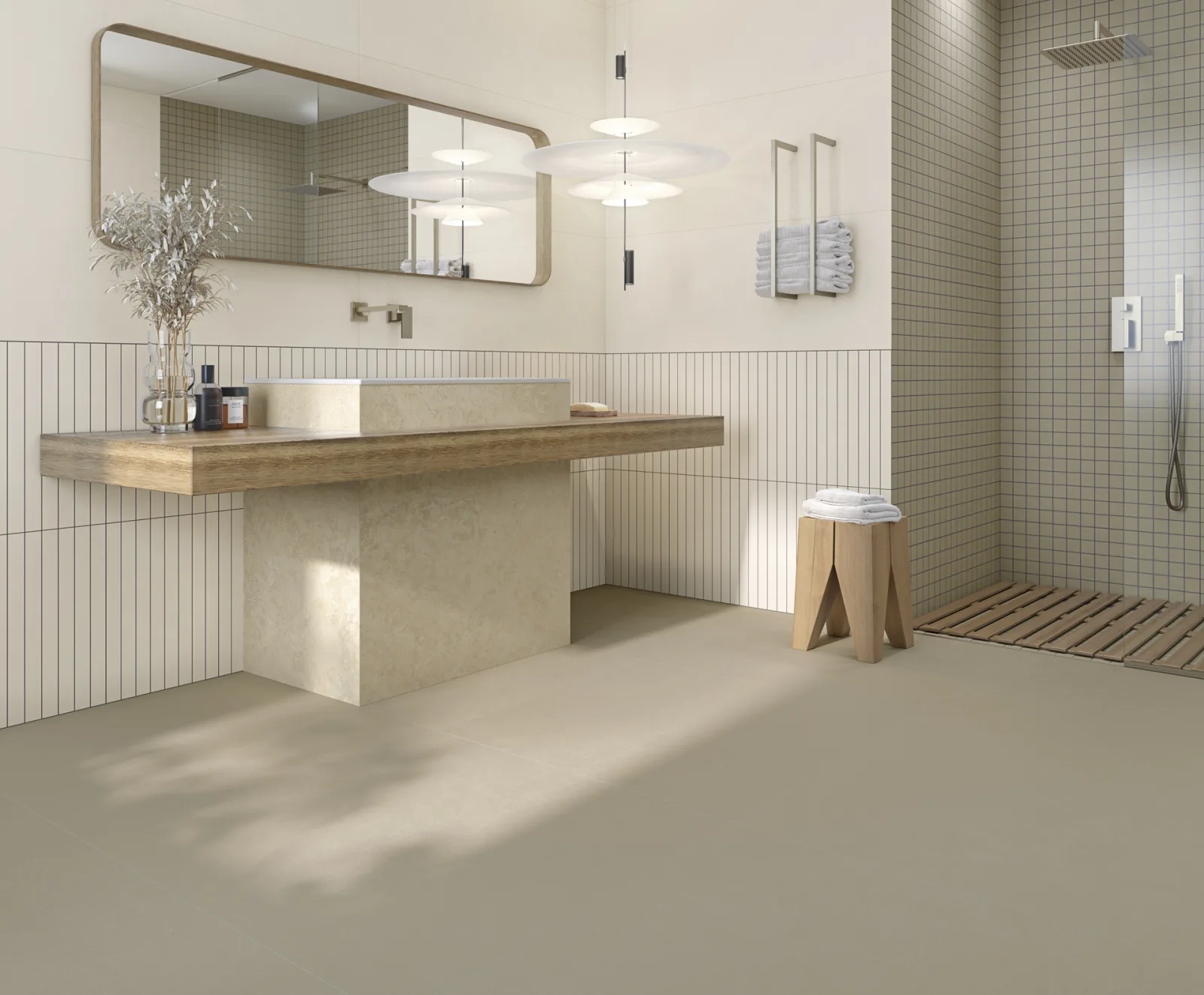 Vives Tribeca-R Ivory 45x120
